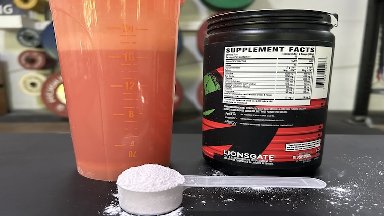 Jacked Factory Wick Mode ingredients label